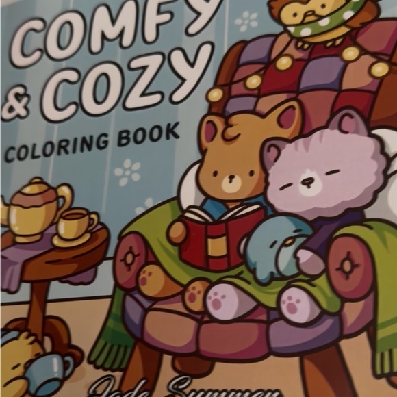 3 pack, Coloring Books, Cute Cartoon Picnic Blanket - Picture 3 of 3